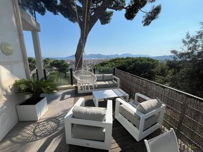 Terrace/patio - Apartment with panoramic sea view - Cannes - La Croix des Gardes (Cannes)