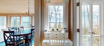 Oceanfront retreat with sunrise views, screened porch, & deck