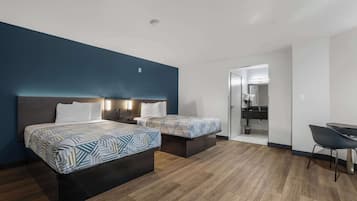 Skrivebord, skrivebord for bærbar PC, blendingsgardiner og lydisolert