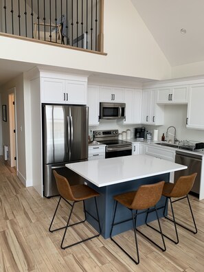 Fridge, microwave, oven, stovetop - Brand New Costal Water Front Cottage with Stunning Ocean Views (Souris)