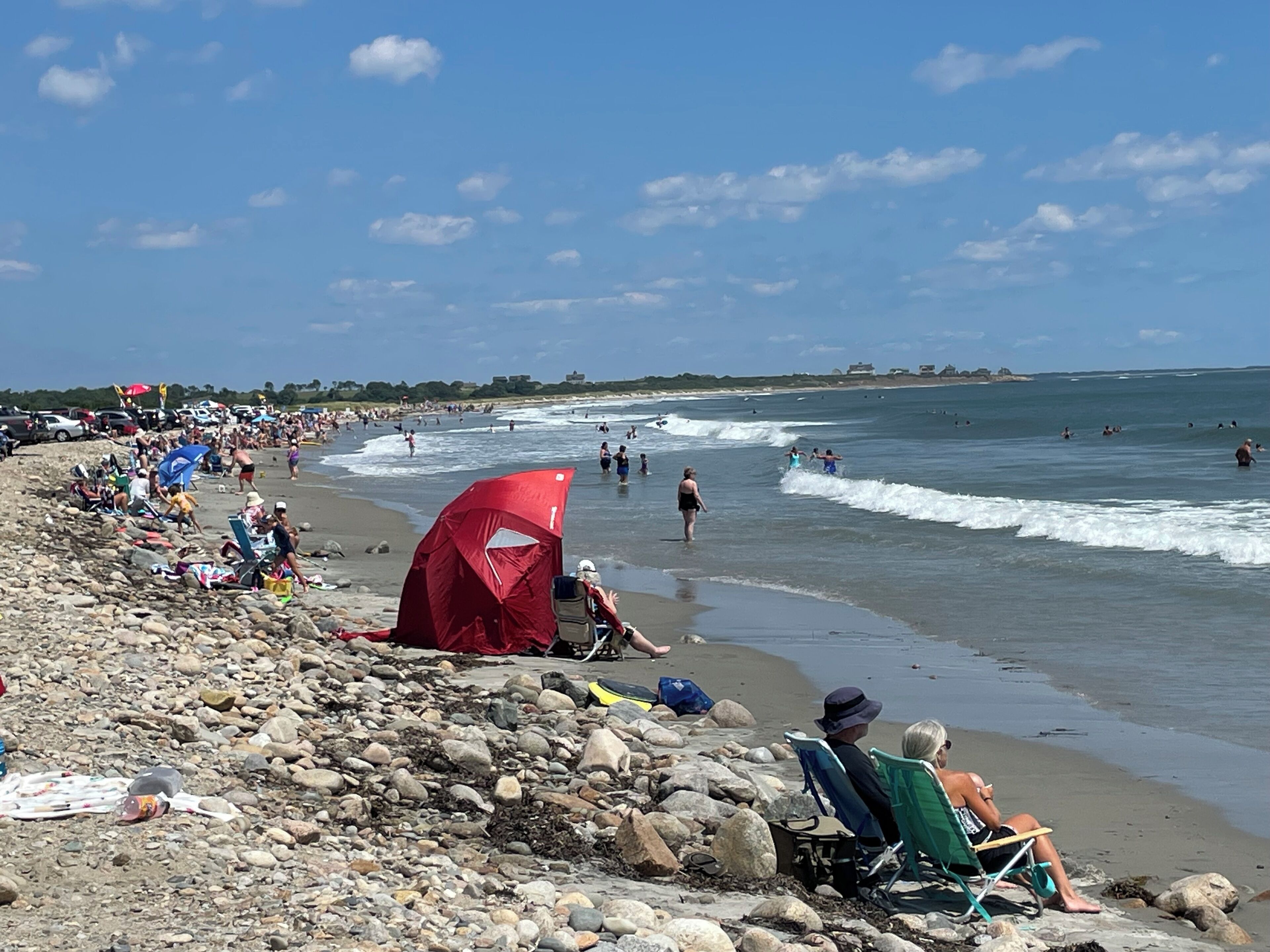 Sun loungers, beach towels