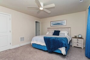 4 dormitorios, tabla de planchar con plancha, wifi y ropa de cama
