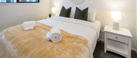 1 makuuhuone, työpöytä, silitysrauta/-lauta, ilmainen Wi-Fi