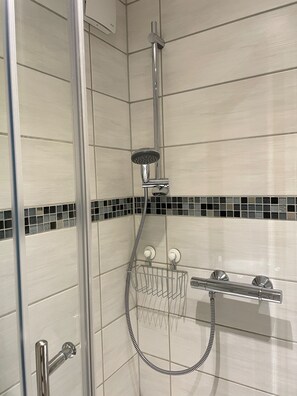 Free toiletries, hair dryer, towels, toilet paper