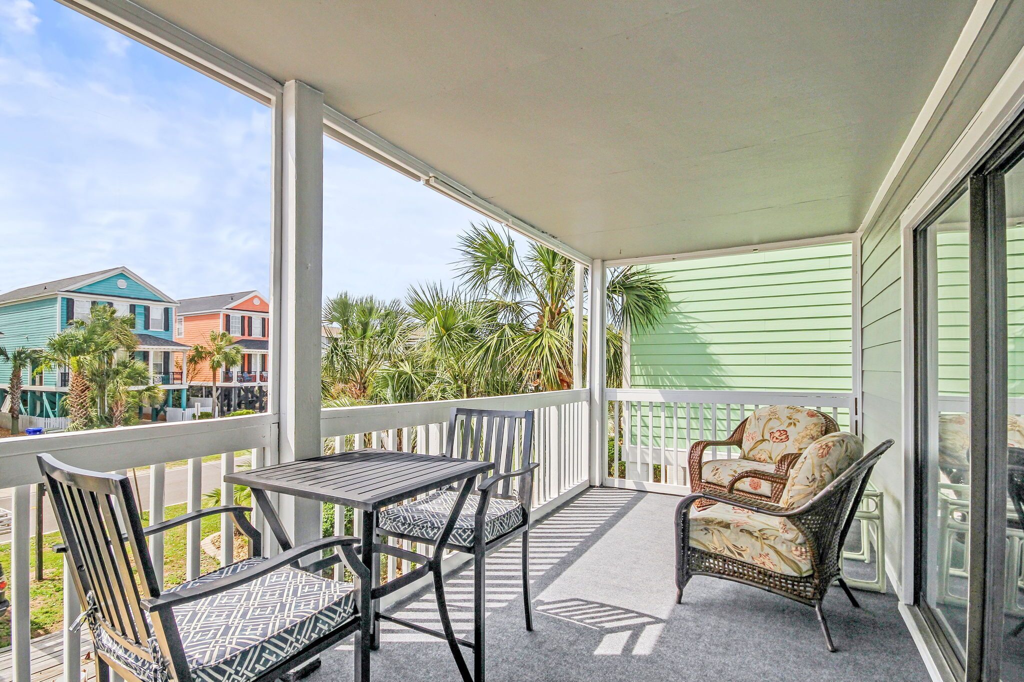 2nd Row Beach Condo, steps to the beach with free golf cart and pool