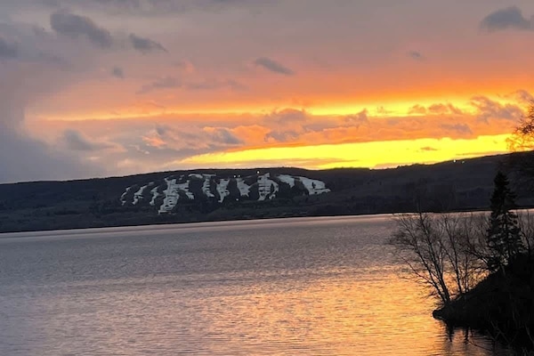 Backyard views of spirit mountain