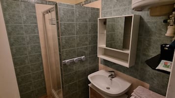 Shower, hair dryer