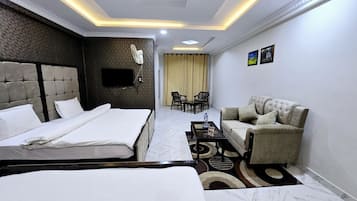 Premium Room | Premium bedding, laptop workspace, free WiFi, bed sheets