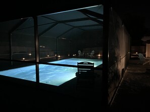 Outdoor pool, a heated pool - CLEAN,Great Location,Dockage Available,HEATED Pool, HUGE Back yard. Unit C (Englewood)