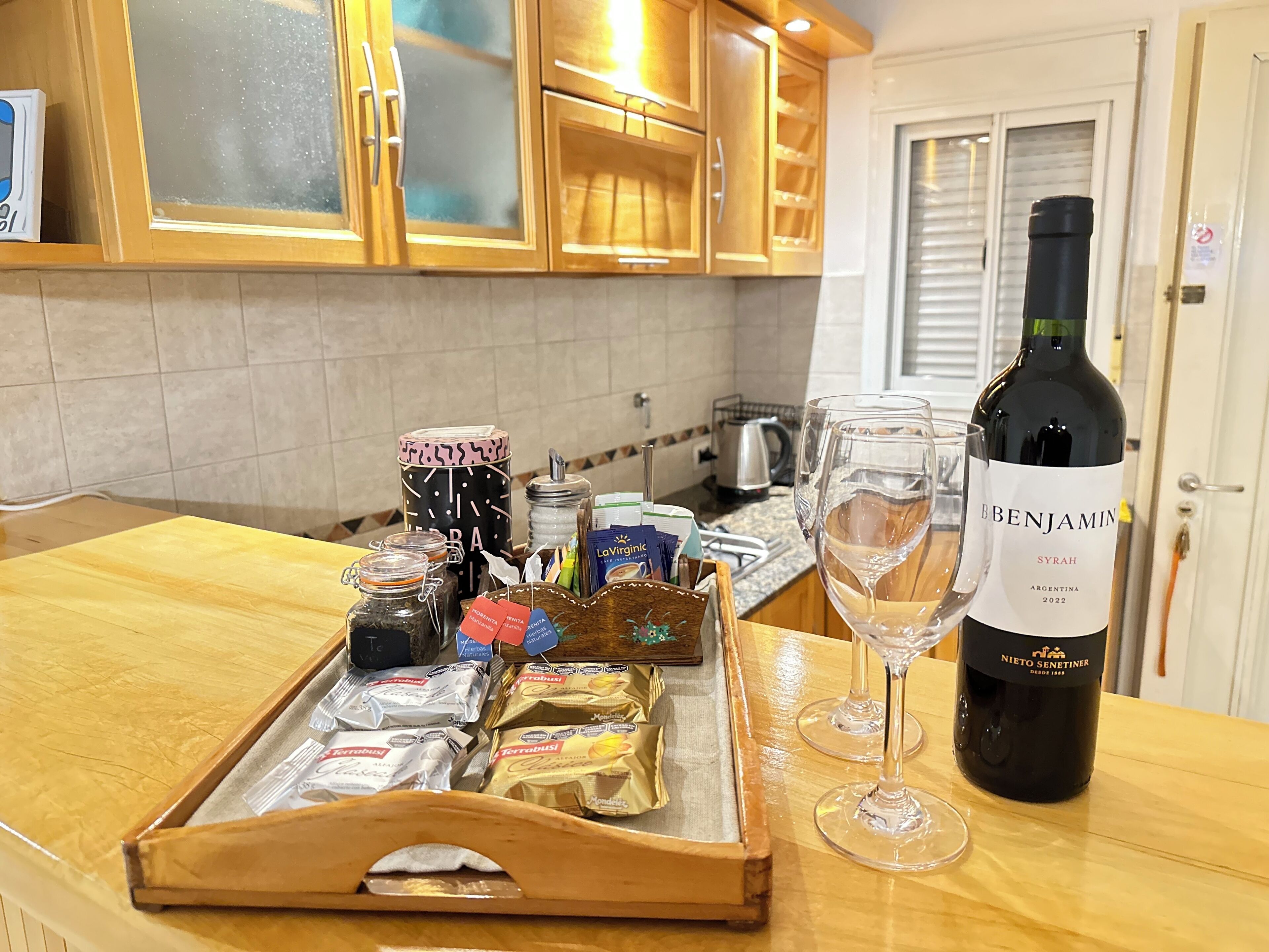 "Modern, centrally located, spacious house with a garage."