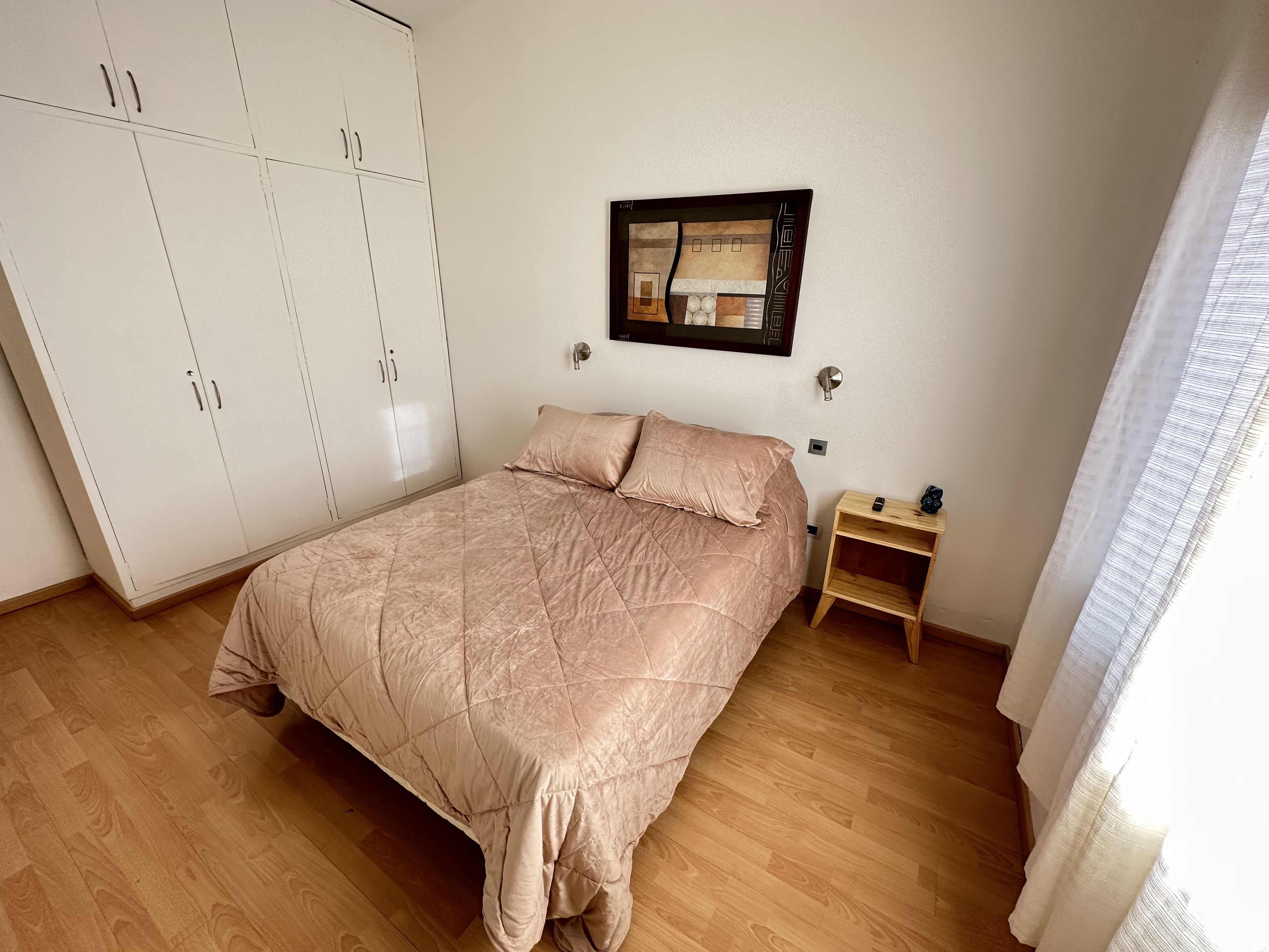 "Modern, centrally located, spacious house with a garage."