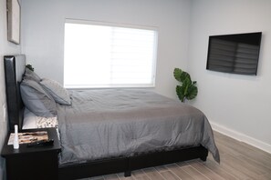 1 dormitorio, caja fuerte, wifi gratis y ropa de cama