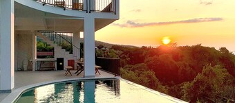 Luxury two-floor villa with inifinity pool