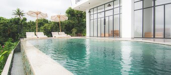 Luxury two-floor villa with inifinity pool