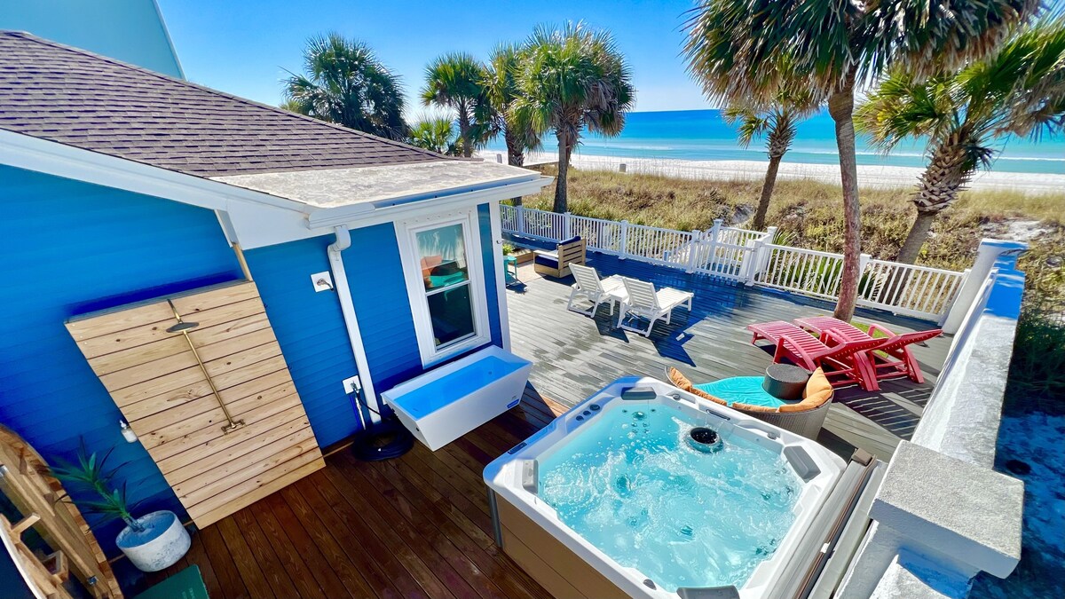 ALOHA BEACH HOUSE RETREAT. Hot tub, SAUNA, Cold plunge, GAME ROOM, Putting green