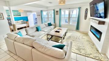 Smart TV, video games, table football, books