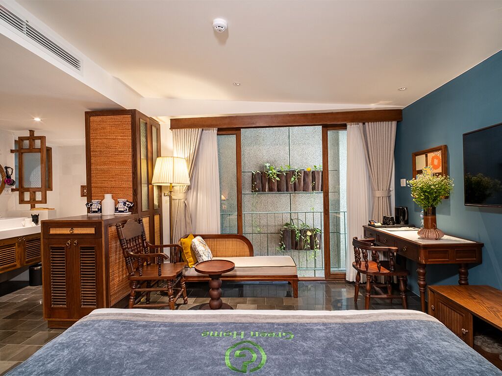 Camera Deluxe | Biancheria da letto di alta qualità, minibar, una cassaforte in camera