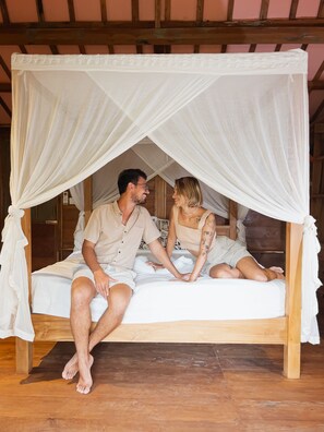 Standard Double Room, 1 Bedroom | Egyptian cotton sheets, premium bedding, bed sheets, wheelchair access - Mangroove Bay Boutique Hostel (Pemuteran)