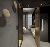 Caja de seguridad en la habitación y escritorio 