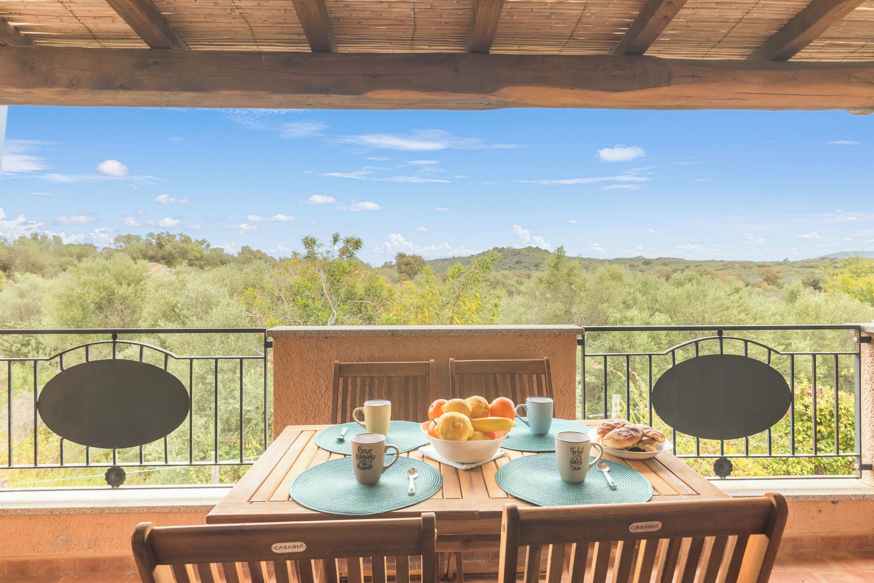 Standardlejlighed - flere soveværelser (Glori House 50m from Marina di Olbia) | Balkon