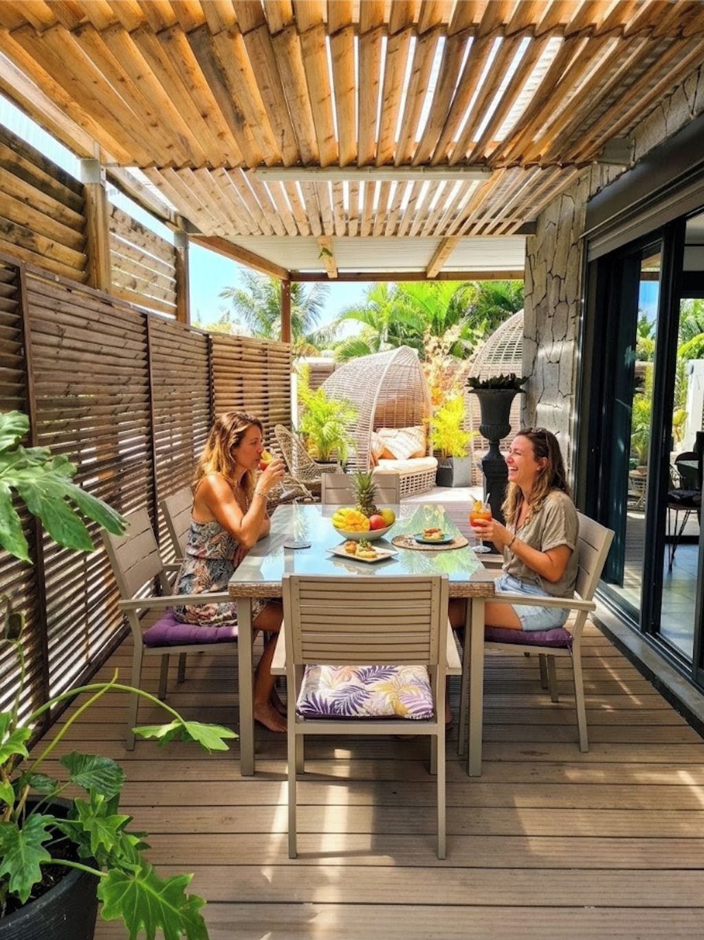 Outdoor dining
