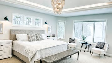 5 bedrooms, travel cot, WiFi, bed sheets