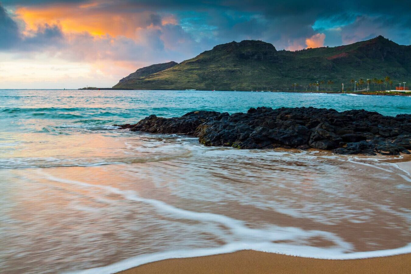 Una spiaggia nelle vicinanze