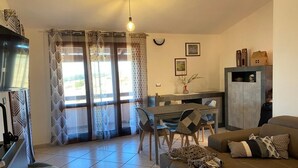 Living area - The Artist's Villa. (Torre dei Corsari)