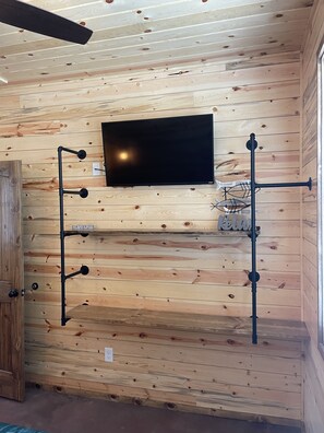 Interior - Lake view 2 bedroom cabin that sleeps 6. Private deck and fire pit area. (Grove)