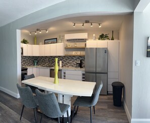 Condo, 2 Bedrooms (#02) | Private kitchen | Full-size fridge, microwave, stovetop, coffee/tea maker - Aguada Beach Condos (Aguada)