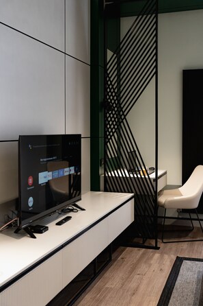 Ropa de cama de alta calidad y minibar