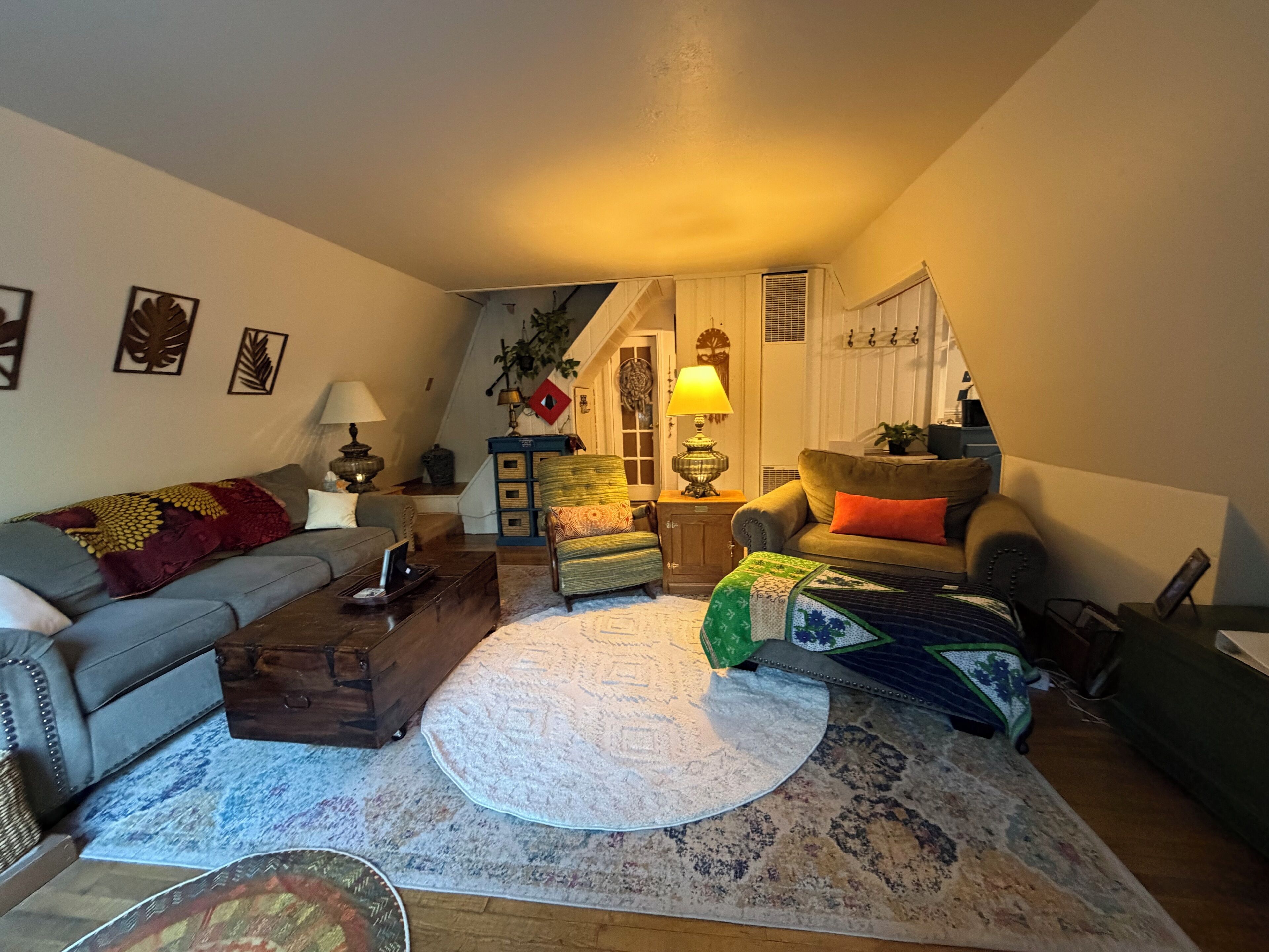 Smart TV, DVD player, video library, printers