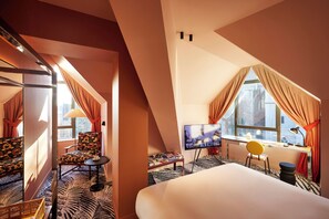 Premium bedding, pillow-top beds, in-room safe, desk