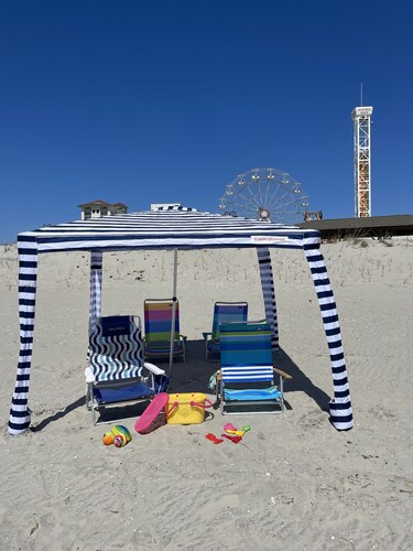 Beach-Block Suite For Family Fun in OCNJ - Ground Level, Parking, 10th & Ocean