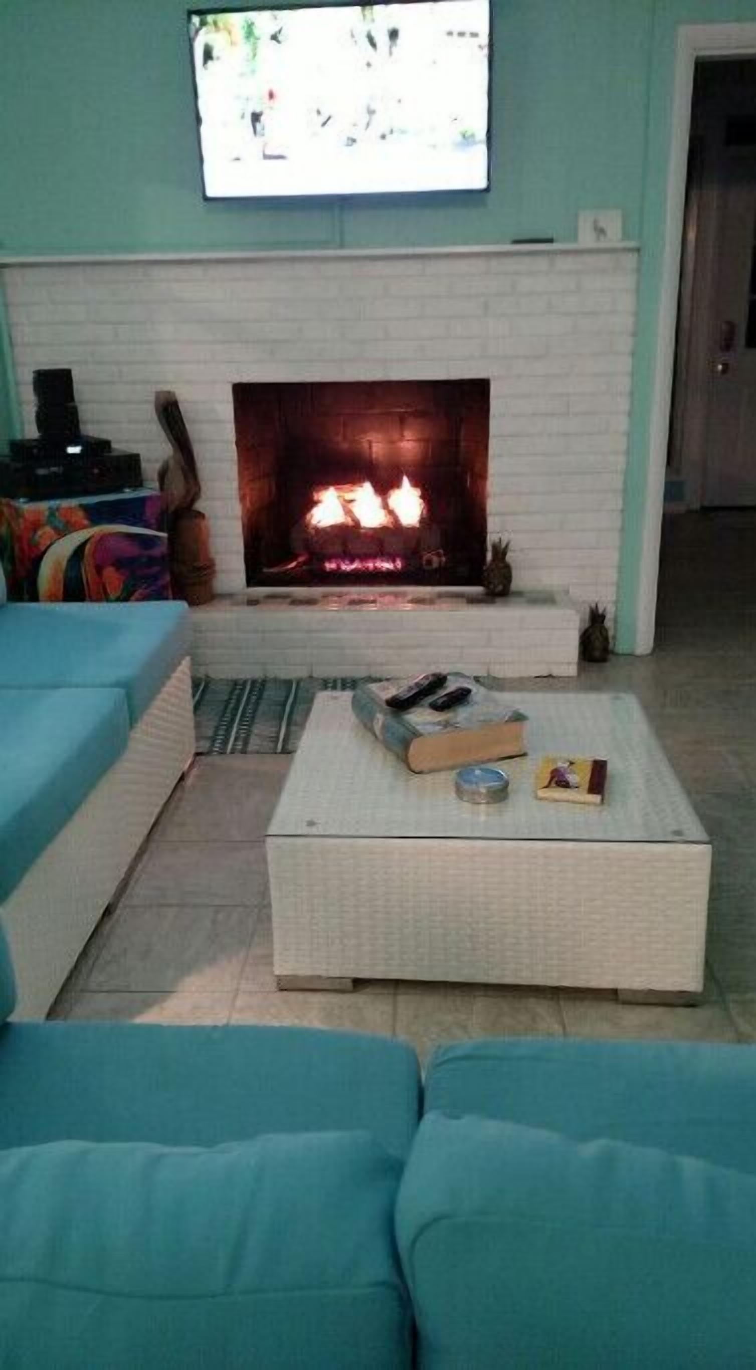 Waterfront property with long pier.  Pet friendly,  family friendly 