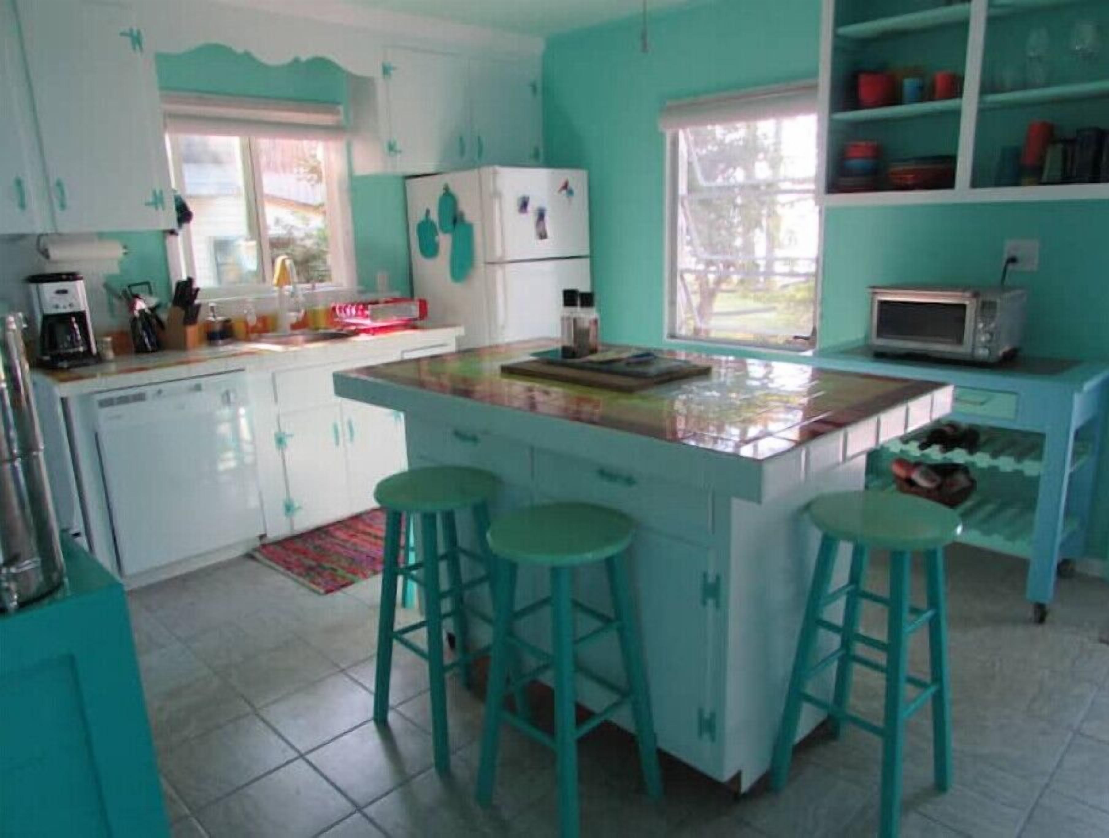 Waterfront property with long pier.  Pet friendly,  family friendly 