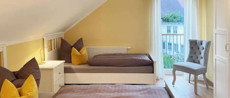 2 quartos, roupa de cama