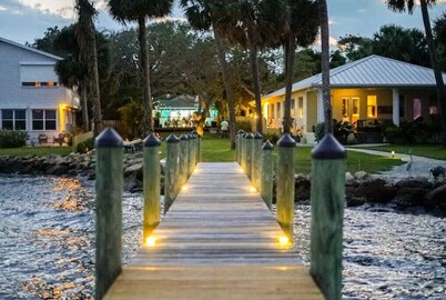 New Modern Waterfront Bungalow Retreat 
+ Tropical Vibes + Fishing Paradise!