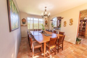 Dining - CASA CANAVERAL-TropicalPrivatePool-14Family-sized! Near Rafael Hernandez Airport (Isabela)
