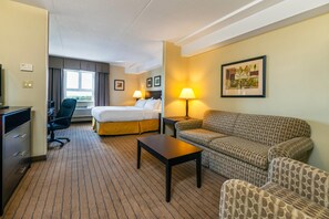 Standardrum - 1 kingsize-säng med bäddsoffa - icke-rökare | Skrivbord, arbetsyta för laptop och mörkläggningsgardiner