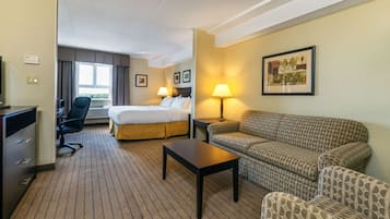 Standard Room, 1 King Bed with Sofa bed, Non Smoking | Desk, laptop workspace, blackout drapes, iron/ironing board