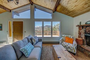 Télévision, cheminée