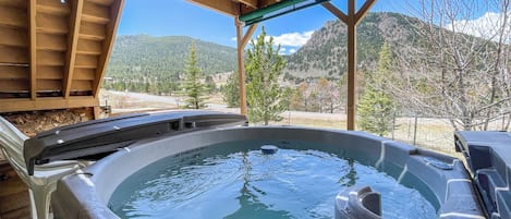 Idromassaggio all'aperto