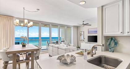 Newly furnished Silver Beach Towers condo on the beach