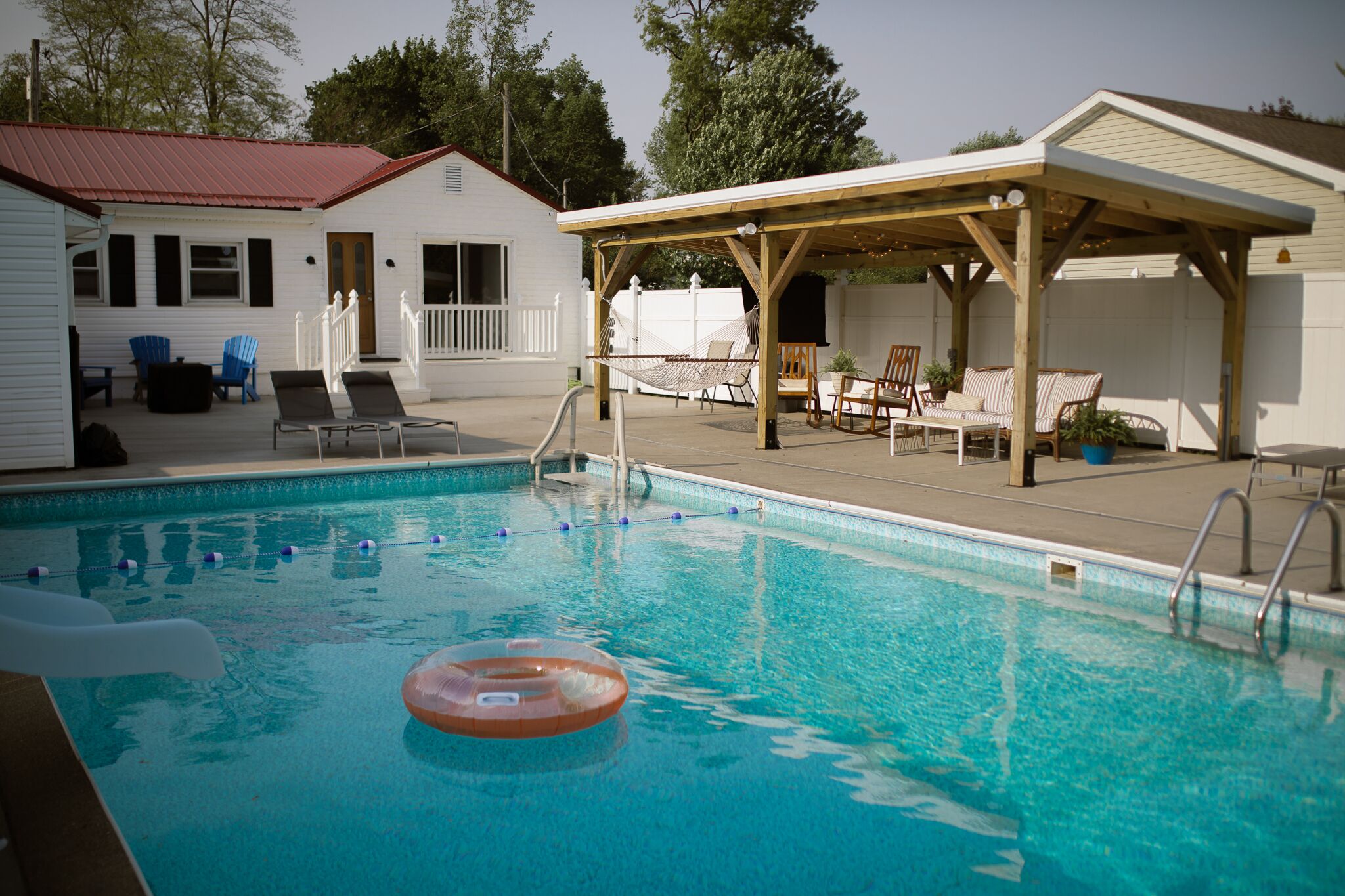 Alberca al aire libre 