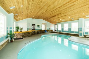 Indoor pool, outdoor pool