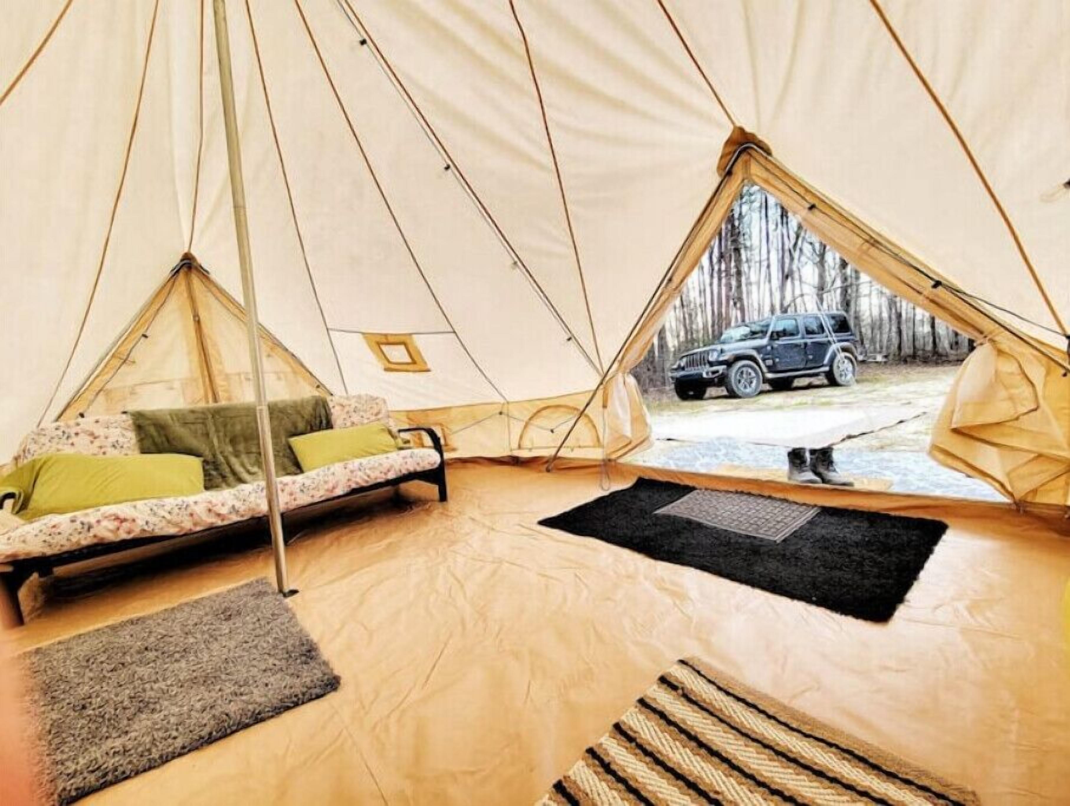 Secluded tent in Bankhead