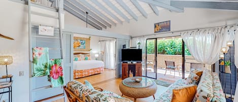 2 chambres, bureau, accès Internet, draps fournis