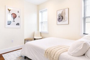 Desk, iron/ironing board, travel cot, free WiFi