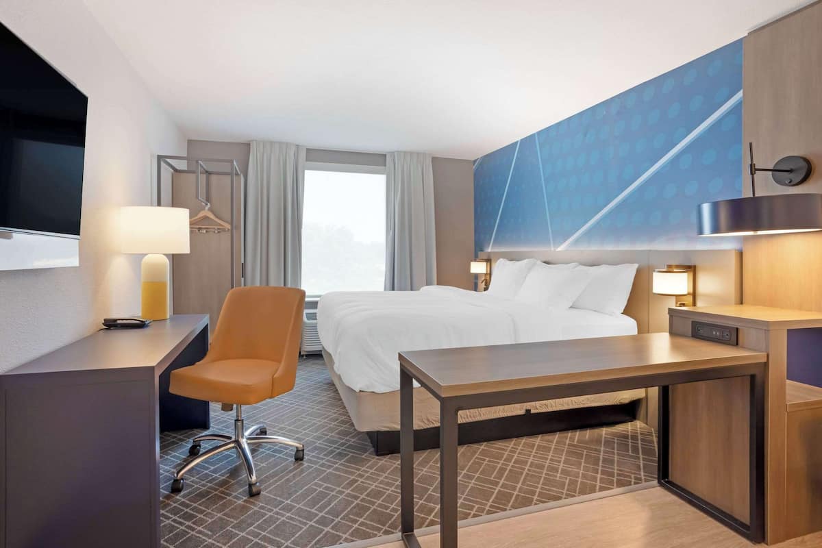 Suite, 1 cama King size, para no fumadores | 1 habitación, decoración personalizada, muebles diferentes y escritorio